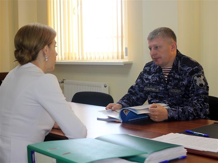Начальник Управления Росгвардии по Ненецкому автономному округу встретился с уполномоченным по правам человека в регионе