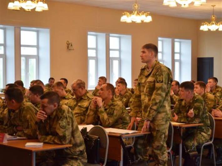 В Красноярске прошли учебные сборы начальников оперативных отделов терорганов и заместителей начальников штабов воинских частей Сибирского округа Росгвардии 