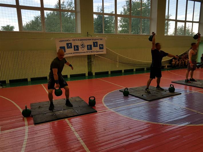 Команда Росгвардии заняла призовое место на чемпионате карельского отделения общества «Динамо» по гиревому спорту