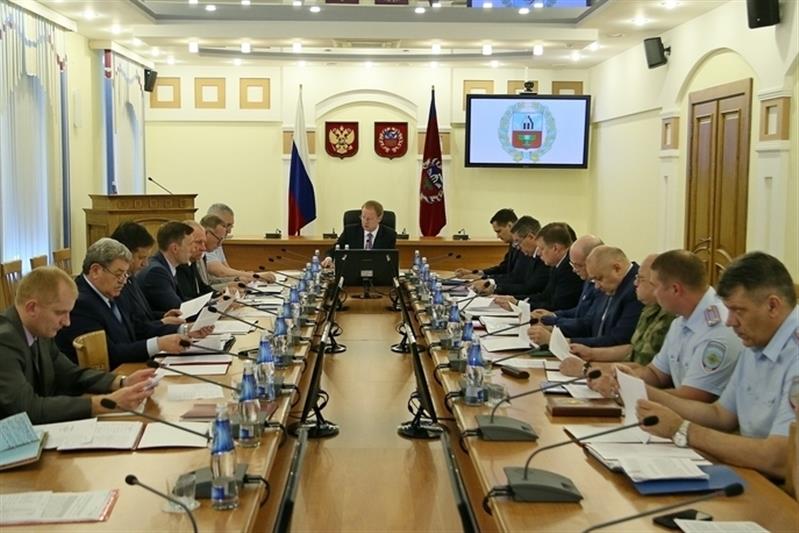 Начальник Управления Росгвардии по Алтайскому краю принял участие в заседании антитеррористической комиссии региона