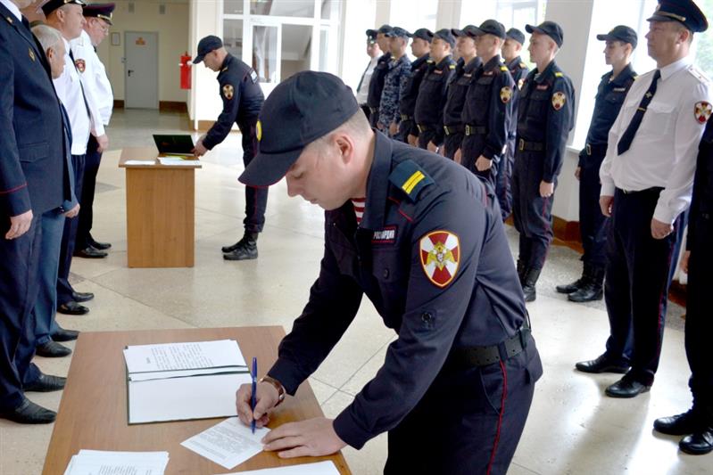 В Управлении Росгвардии по Курганской области состоялась церемония принятия присяги