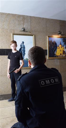 Нижегородский ОМОН открыл свои двери для детей сотрудников и военнослужащих ведомства 