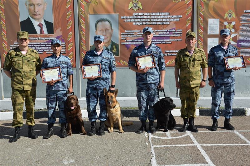 День образования кинологических подразделений войск национальной гвардии отметили высокими результатами