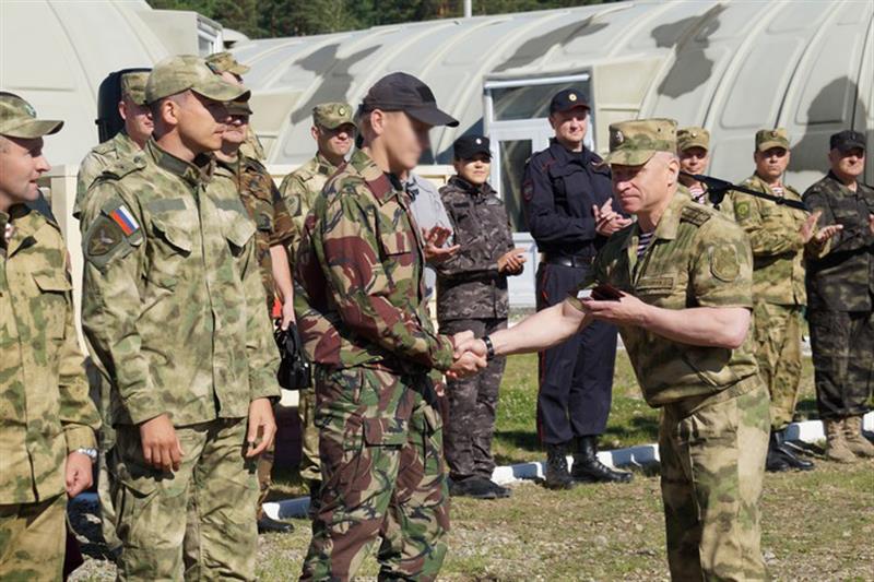 Команда Восточного округа заняла первое место на чемпионате Росгвардии по стрельбе из боевого ручного стрелкового оружия