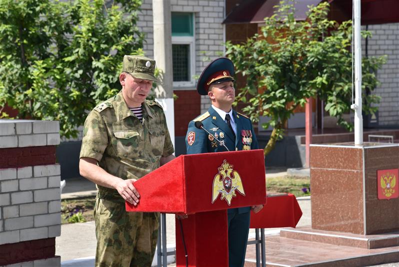 Грозненский ремонтно-восстановительный батальон Росгвардии отметил 19-ю годовщину образования