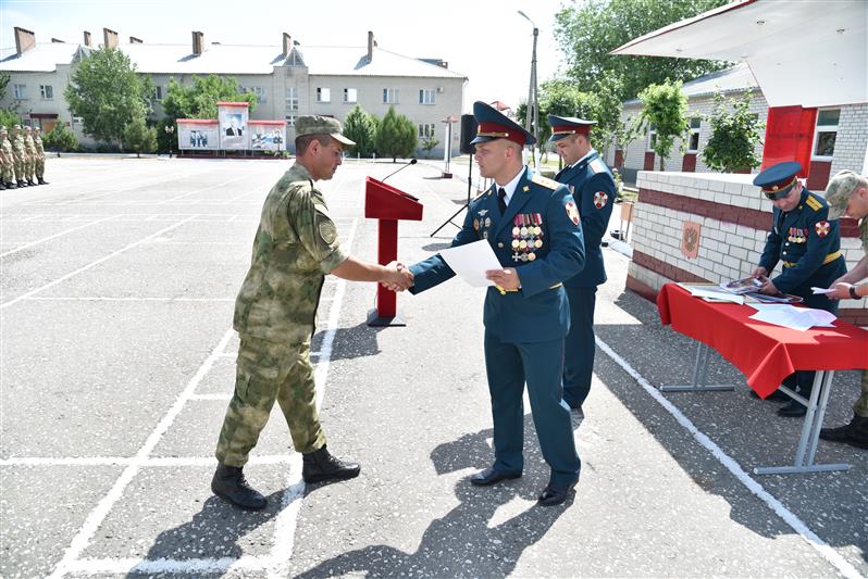 Грозненский ремонтно-восстановительный батальон Росгвардии отметил 19-ю годовщину образования