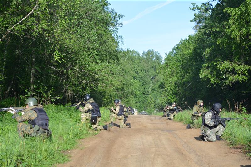 Завершился полевой выход костромского ОМОН