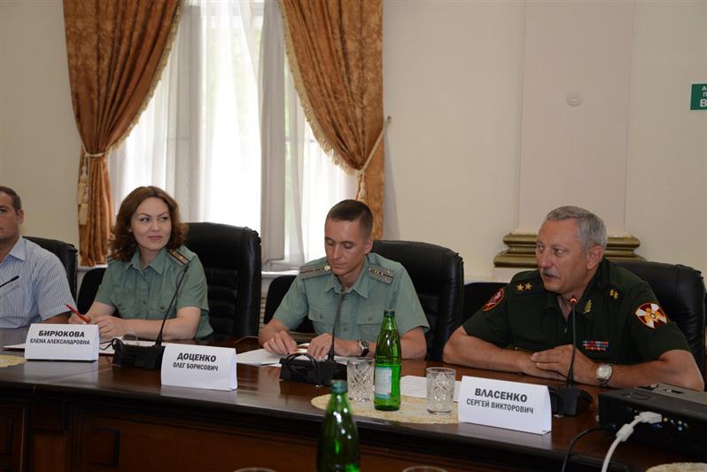 В Ессентуках состоялся брифинг в преддверии фестиваля военных оркестров Северо-Кавказского округа Росгвардии
