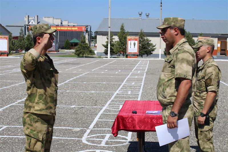 Червленинский батальон грозненского соединения Росгвардии отметил 19-ю годовщину образования