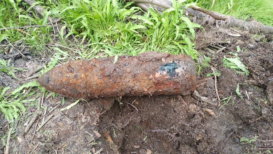 Бойцы рязанского ОМОН обследовали и уничтожили боеприпас времен Гражданской войны 
