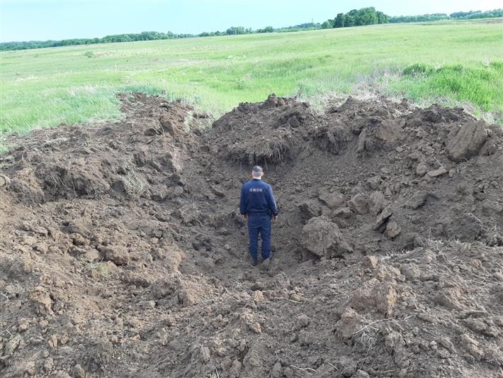 Бойцы рязанского ОМОН обследовали и уничтожили боеприпас времен Гражданской войны