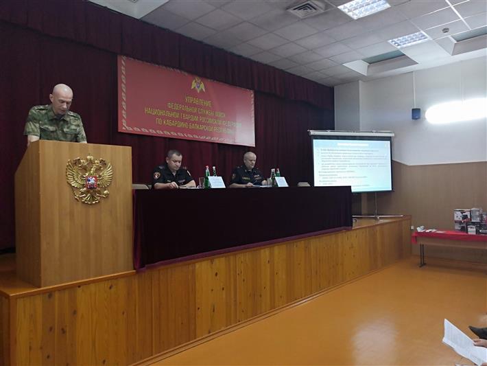 Подведены полугодовые итоги служебной деятельности подразделений Росгвардии в Кабардино-Балкарии