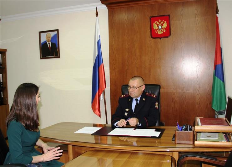 В Тюмени начальник территориального управления Росгвардии провел личный прием граждан