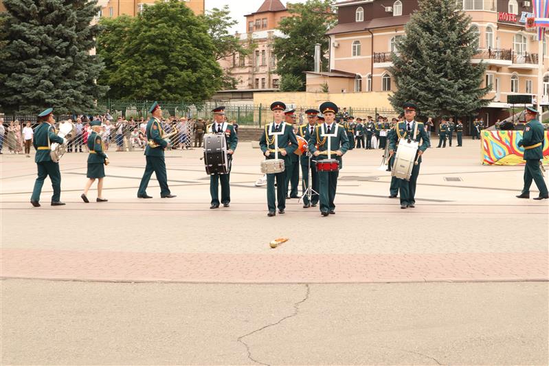 В Ессентуках состоялось закрытие фестиваля военных оркестров Росгвардии (фото, видео)