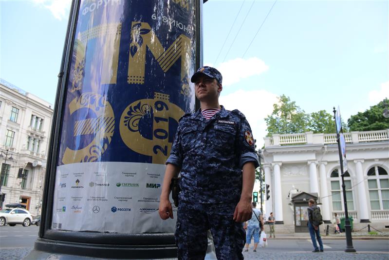 Сотрудники и военнослужащие Росгвардии приняли участие в обеспечении безопасности XXIII Петербургского международного экономического форума