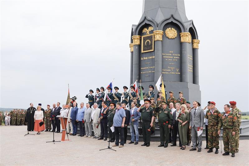Росгвардия открыла смену Всероссийского военно-патриотического лагеря «Ратники Отечества. Бородино-2019»