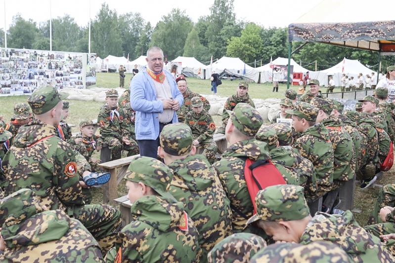 Росгвардия открыла смену Всероссийского военно-патриотического лагеря «Ратники Отечества. Бородино-2019»