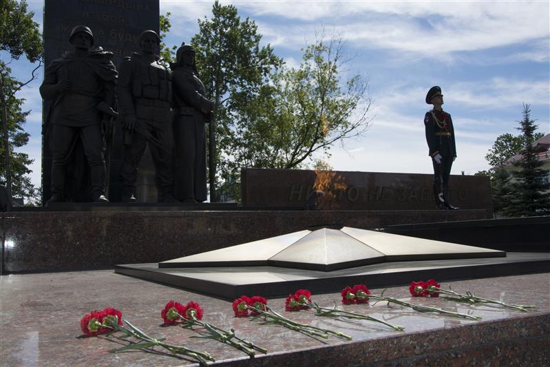 В дивизии имени Ф.Э. Дзержинского тепло проводили в запас военнослужащих по призыву