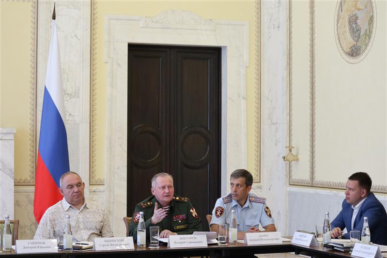 Офицеры Северо-Западного округа Росгвардии приняли участие в заседании межведомственной рабочей группы по вопросам связей с общественностью