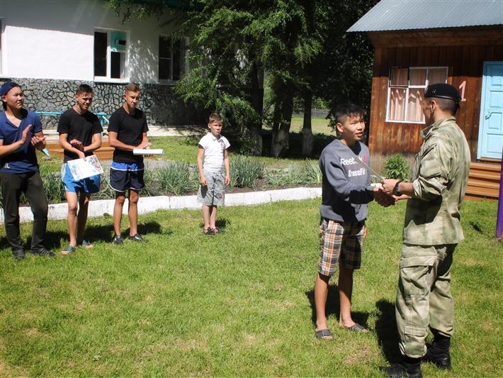 Акция «Прокачай лето с Росгвардией» прошла в Республике Алтай