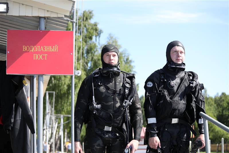 На Урале проходит учебный сбор водолазов Росгвардии (фото)