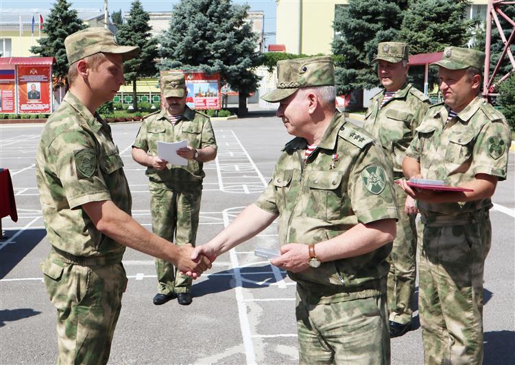 Военнослужащие Южного округа Росгвардии стали бронзовыми призерами всеармейских соревнований «Дорожный патруль-2019» (фото, видео)