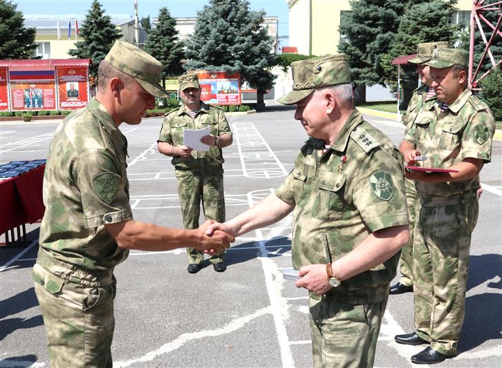 Военнослужащие Южного округа Росгвардии стали бронзовыми призерами всеармейских соревнований «Дорожный патруль-2019» (фото, видео)
