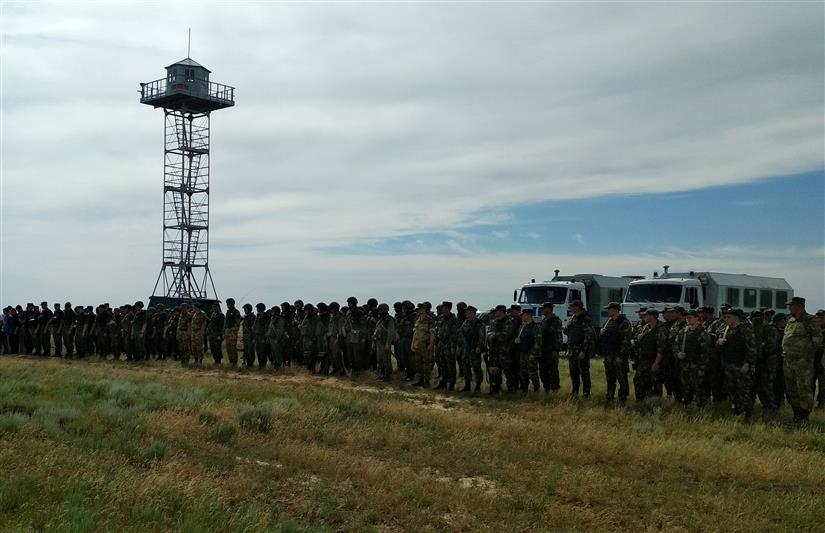 Волгоградские росгвардейцы приняли участие в межведомственном тактико-специальном учении по решению задач охраны границы Российской Федерации