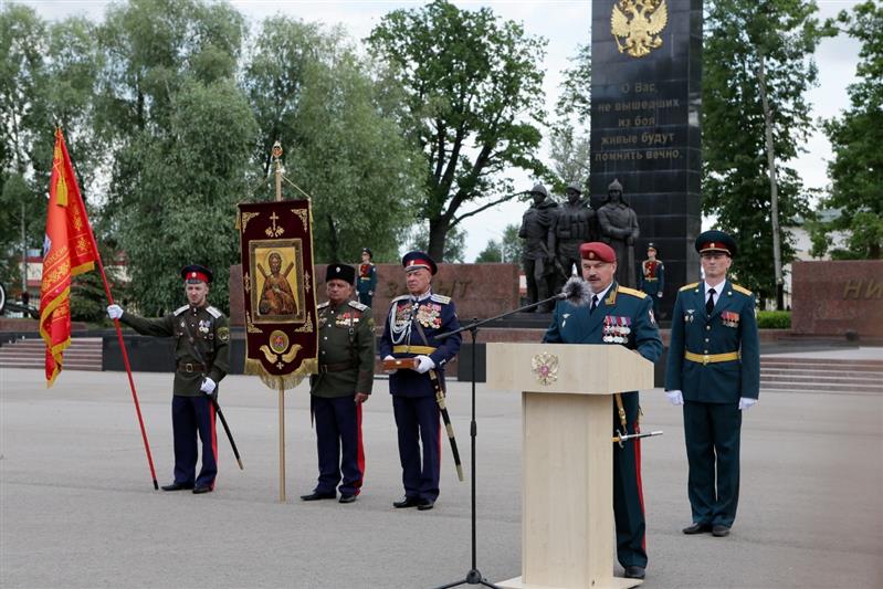 Главному храму Росгвардии передан ковчег с частицами мощей Андрея Первозванного, Георгия Победоносца и Спиридона Тримифунтского
