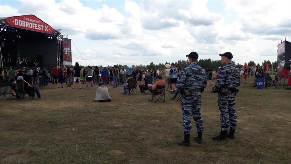 Ярославские росгвардейцы обеспечили охрану общественного порядка во время проведения музыкального фестиваля