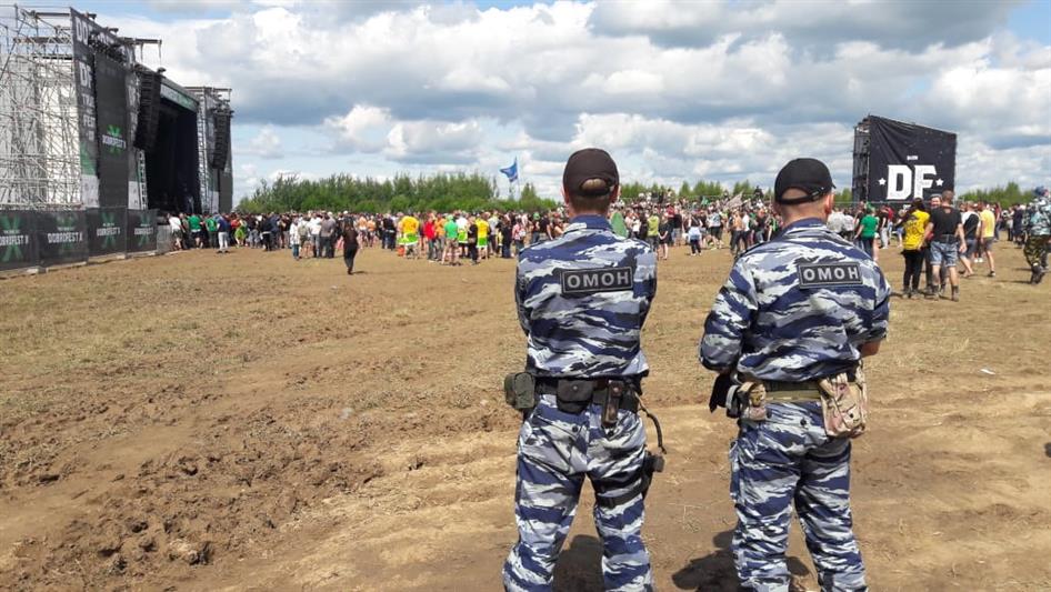 Ярославские росгвардейцы обеспечили охрану общественного порядка во время проведения музыкального фестиваля