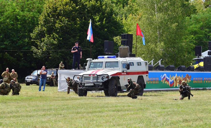 Тамбовские росгвардейцы приняли участие в военно-патриотическом фестивале «Воин России»