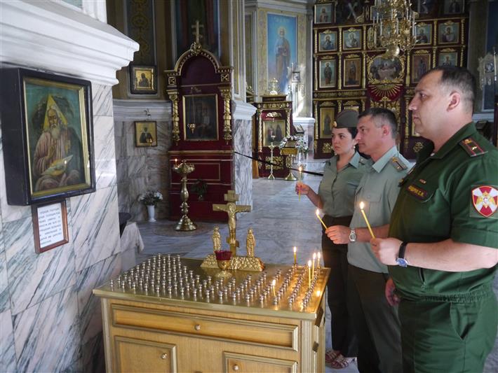 Томские росгвардейцы почтили память погибших в Иркутской области