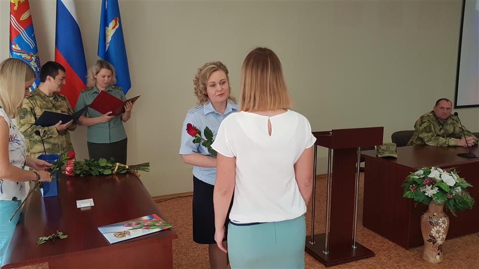 В Иванове поздравили работников  финансово-экономической службы Росгвардии