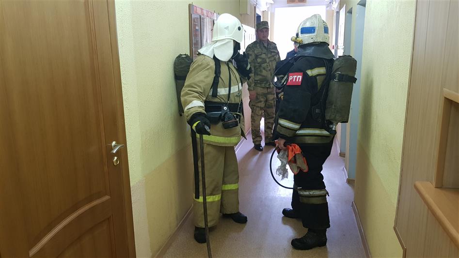 В Иванове сотрудники Росгвардии и МЧС провели совместные пожарно-тактические учения