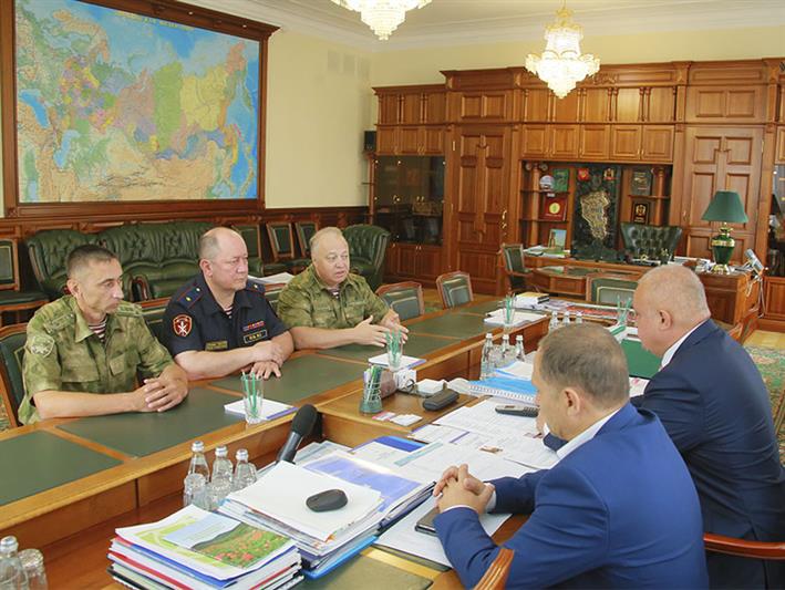 Завершилась рабочая поездка в Кузбасс командующего Сибирским округом Росгвардии