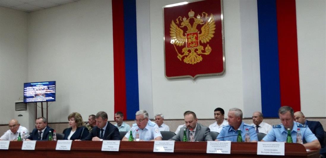 Заместитель начальника Управления Росгвардии по Астраханской области принял участие в заседании коллегии регионального управления МВД 