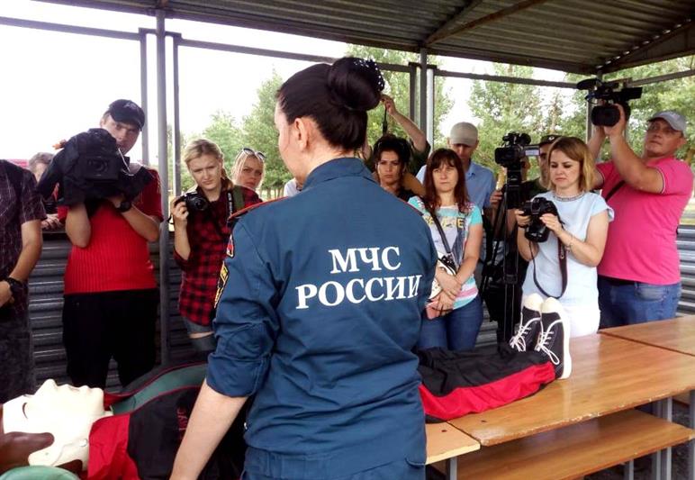 В Ростовской области росгвардейцы провели занятия для журналистов в рамках курсов «Бастион» (фото, видео)