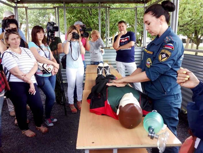 В Ростовской области росгвардейцы провели занятия для журналистов в рамках курсов «Бастион» (фото, видео)