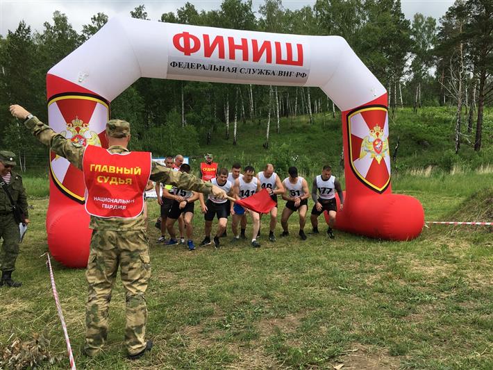 Представители Алтайского края стали победителями чемпионата Сибирского округа Росгвардии по служебному биатлону