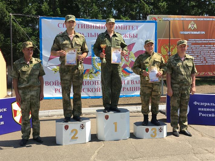 Представители Алтайского края стали победителями чемпионата Сибирского округа Росгвардии по служебному биатлону