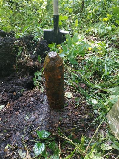 В Московской области саперы ОМОН обследовали найденный гражданами боеприпас