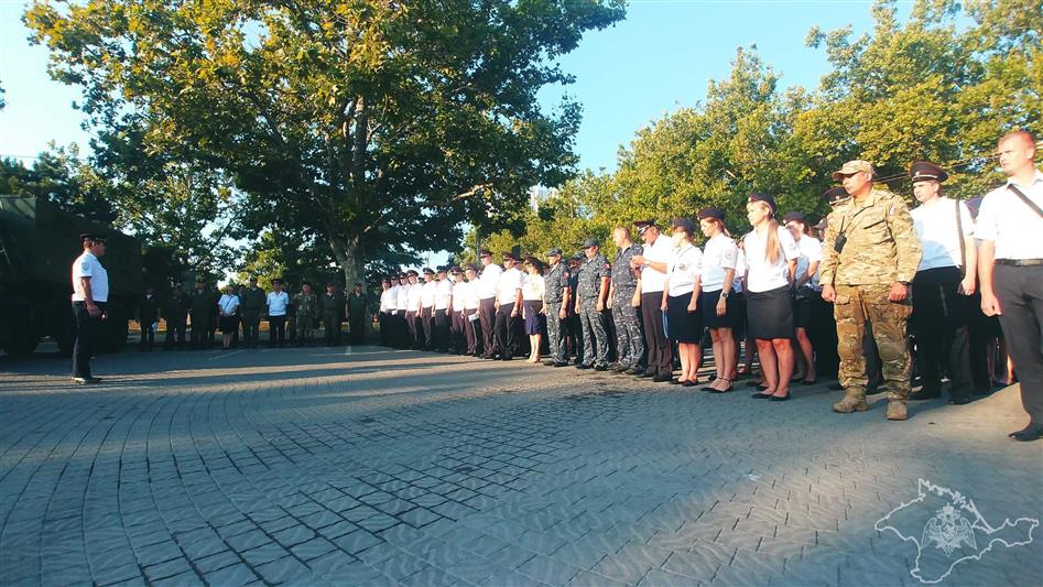 Крымские росгвардейцы обеспечили правопорядок во время проведения парада и праздничных мероприятий, посвященных Дню ВМФ России