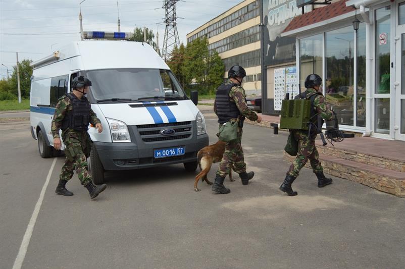 В Орле прошло тактико-специальное учение подразделений Росгвардии
