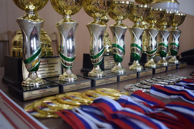 На территории каспийского ОМОН прошел чемпионат Управления Росгвардии по Республике Дагестан по комплексным единоборствам