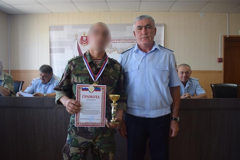На территории каспийского ОМОН прошел чемпионат Управления Росгвардии по Республике Дагестан по комплексным единоборствам