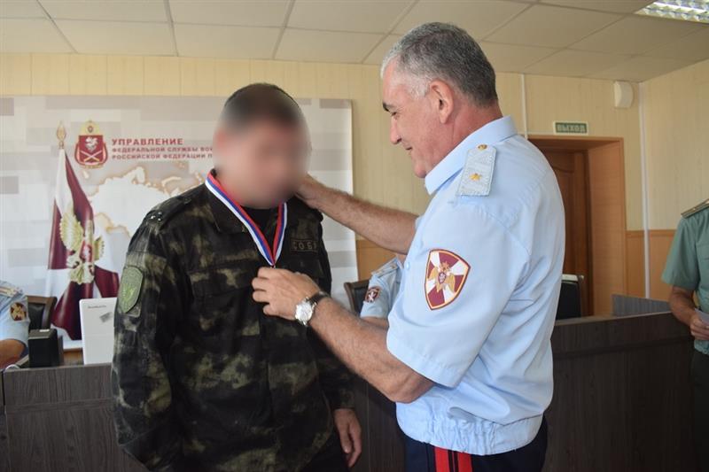 На территории каспийского ОМОН прошел чемпионат Управления Росгвардии по Республике Дагестан по комплексным единоборствам