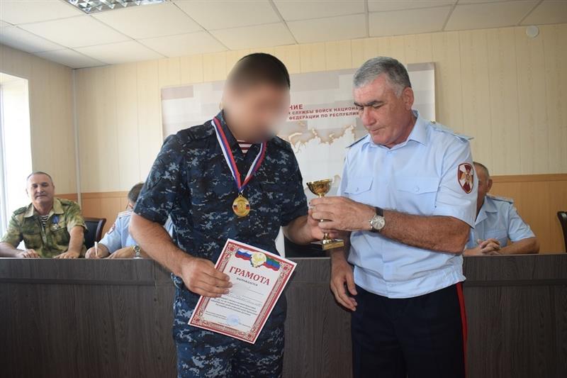 На территории каспийского ОМОН прошел чемпионат Управления Росгвардии по Республике Дагестан по комплексным единоборствам