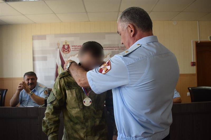 На территории каспийского ОМОН прошел чемпионат Управления Росгвардии по Республике Дагестан по комплексным единоборствам