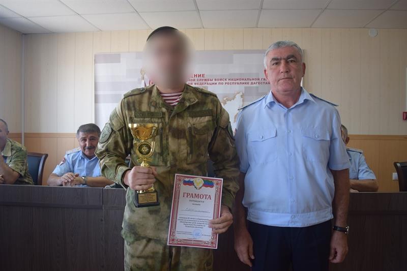 На территории каспийского ОМОН прошел чемпионат Управления Росгвардии по Республике Дагестан по комплексным единоборствам